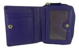 Imperfect Womens Small Compact Purse 7 cards Real Leather RFID