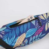 Womens Floral Bumbag Waist Hip Bag Lightweight Travel Nylon - Holidays, Everyday, Travel Use, Festivals
