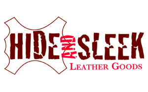 Hide and Sleek Leather Goods website launch