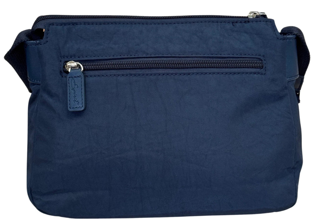Navy Spirit Cross-body Lightweight Waterproof Bag - Detachable Purse