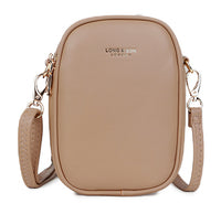 Womens Small Two Section Shoulder Crossbody Bag - Holidays, Everyday, Travel Use, Evenings