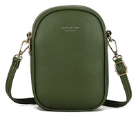 Womens Small Two Section Shoulder Crossbody Bag - Holidays, Everyday, Travel Use, Evenings
