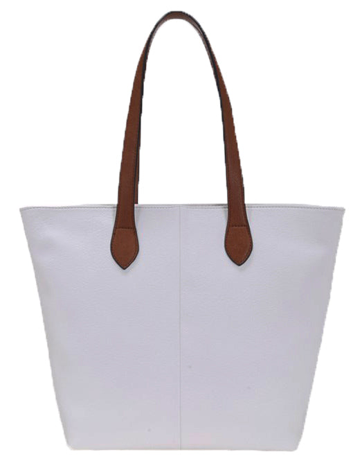 Grey Shoulder Shopping Tote Bag