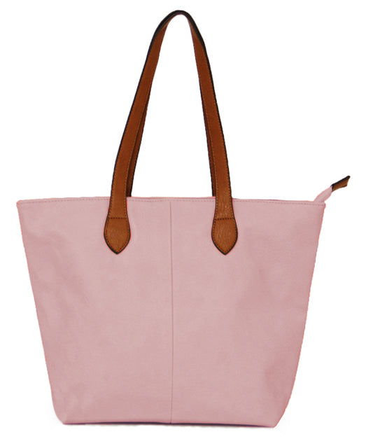 Pink Shoulder Shopping Tote Bag