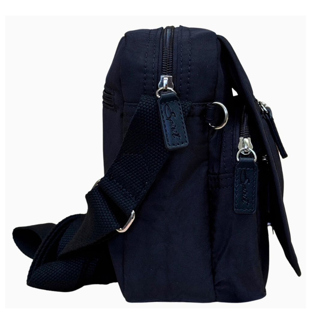 Black Spirit Cross-body Lightweight Waterproof - Small Organiser Bag