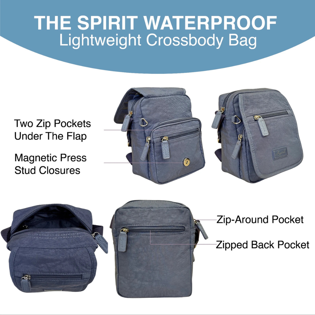 Spirit Cross-body Lightweight Waterproof - Small Organiser Bag — side view