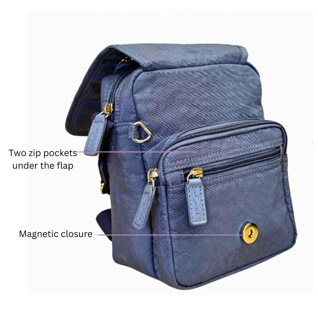 Spirit Cross-body Lightweight Waterproof - Small Organiser Bag — interior view