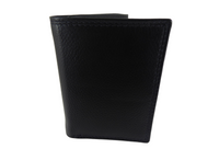 Mens Compact Pocket Leather Trifold RFID Wallet