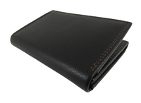 Mens Compact Pocket Leather Trifold RFID Wallet