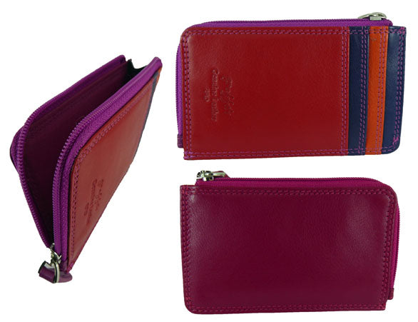 Slim Minimalist Card Holder RFID Wallet - Real Leather