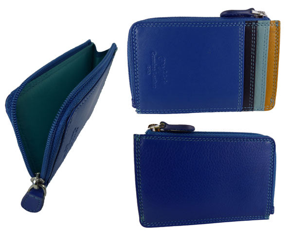 Slim Minimalist Card Holder RFID Wallet - Real Leather