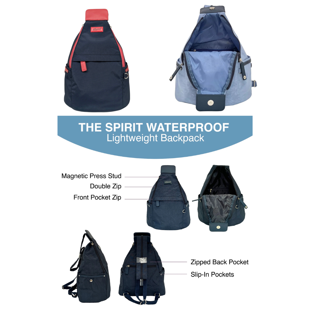 Spirit Backpack Shoulder Bag Lightweight Travel - Holidays, Everyday, Travel, Festivals
