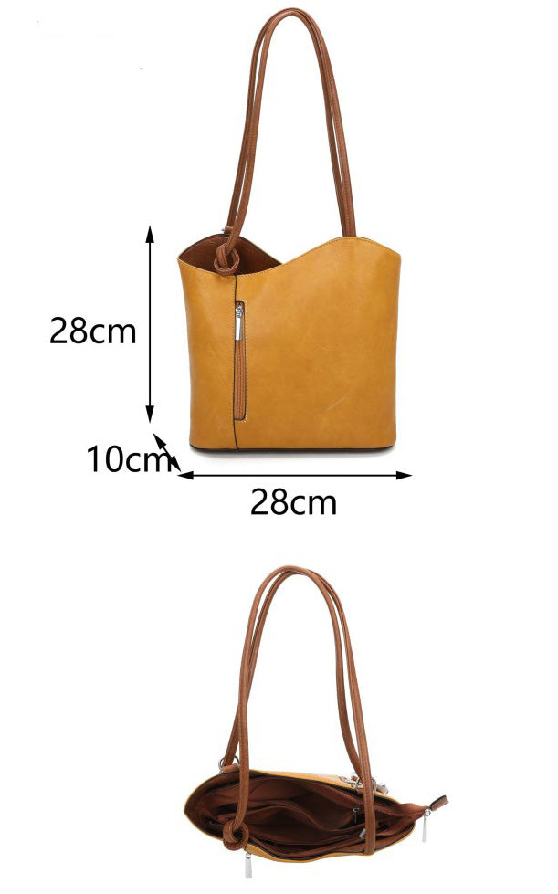 Shoulder Bag and Convertible Backpack In One — interior view