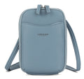 Small Organiser Shoulder Crossbody Phone Bag - Holidays, Everyday, Travel — Blue