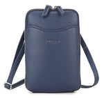 Womens Small Organiser Shoulder Crossbody Phone Bag - Holidays, Everyday, Travel Use