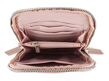 Small Organiser Shoulder Crossbody Phone Bag - Holidays, Everyday, Travel — detail view