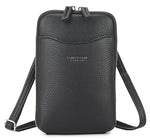 Womens Small Organiser Shoulder Crossbody Phone Bag - Holidays, Everyday, Travel Use
