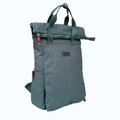 Dark Green Spirit Eco Roll Top Backpack (Large) — angled front view