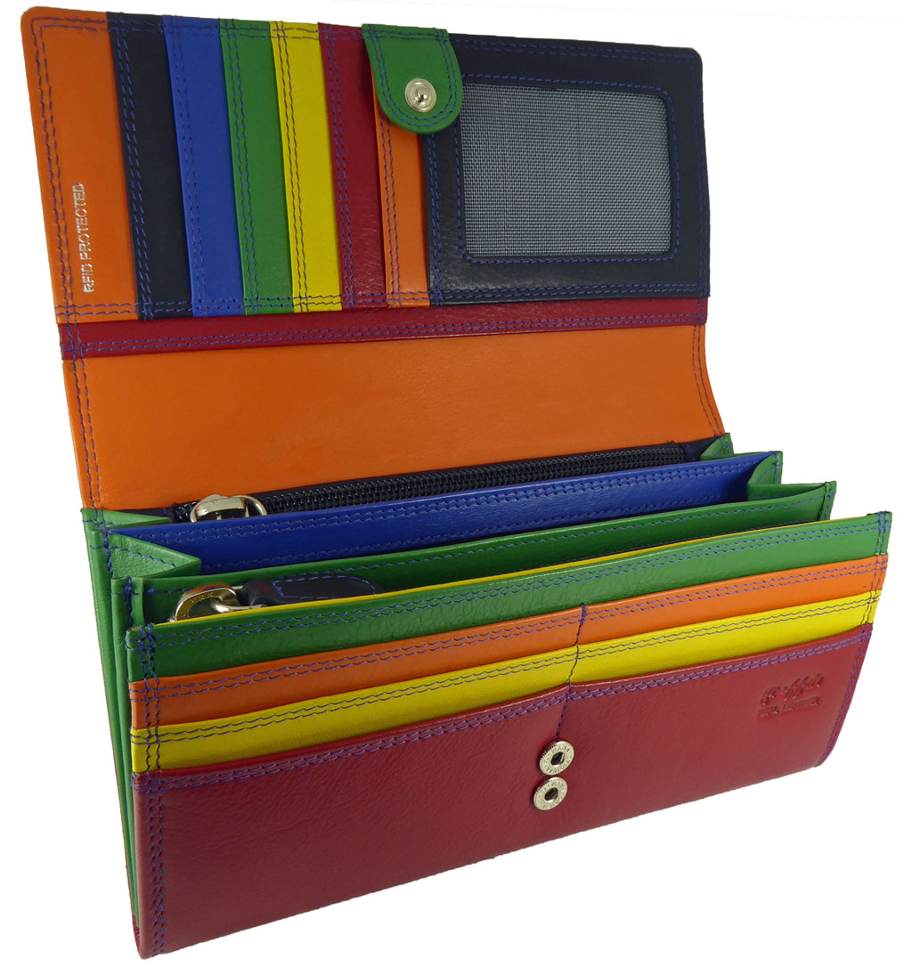Navy/Red multi matinee purse