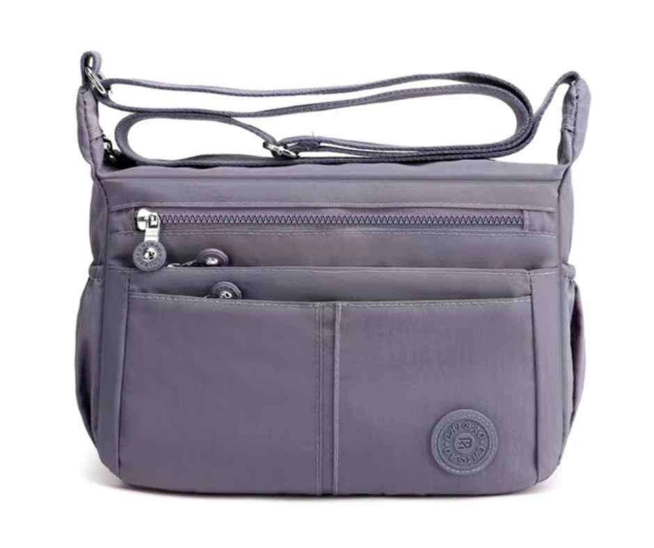 Nylon Five Section Lightweight Travel Crossbody Bag - Holidays, Everyday, Travel Use — view 11