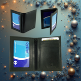 Travel Bus Oyster ID Pass Card Holder with Twin Windows Tap & Go