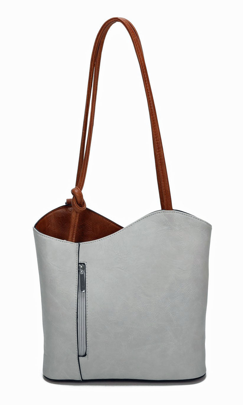 Womens Shoulder Bag and Convertible Backpack In One