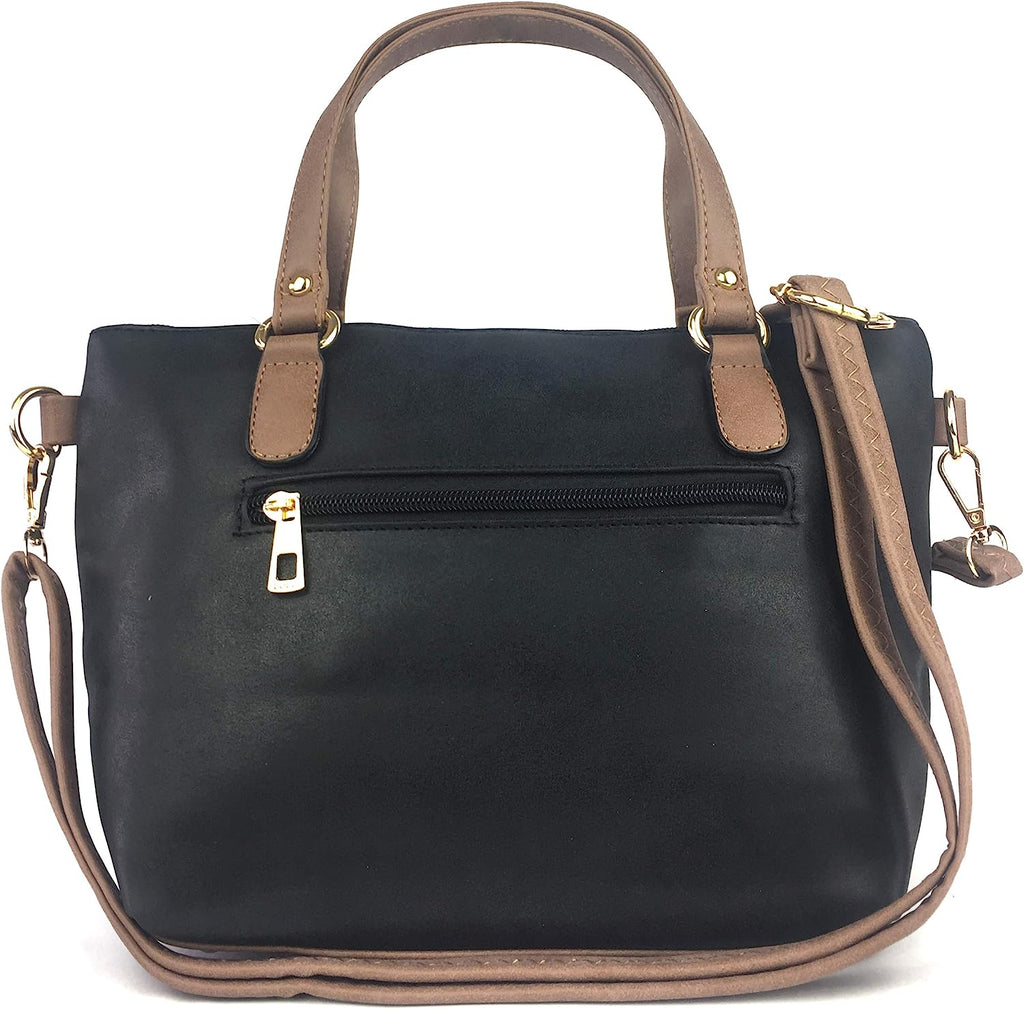 Top Handle Grab Bag with Detachable Adjustable Crossbody Shoulder Strap — lifestyle view