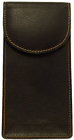Double Spectacle Glasses Eyewear Specs Case with Magnetic Closure Real Leather