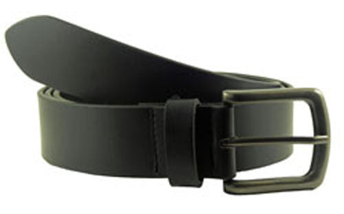 Leather Belt Full Grain Hide - 3XL to 4XL - 38 mm (1 1/2") wide — Black 44" - 48"