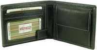 Italian Leather Wallet 10 card slots, 2 Note sections, Coin Pocket