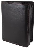 Mens Leather Organiser Wallet with 8 Card Slots Visconti