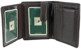 Mens Leather Organiser Wallet with 8 Card Slots Visconti