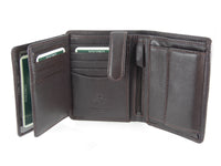 Mens Leather Organiser Wallet with 8 Card Slots Visconti