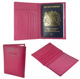 Passport Holder Card Slots - Premium Real Leather - Boxed