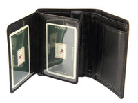 Mens Leather Organiser Wallet with 8 Card Slots Visconti