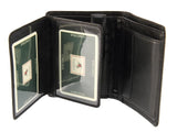 Mens Leather Organiser Wallet with 8 Card Slots Visconti