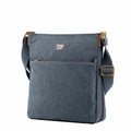 Troop London Strong Canvas Cross Body Bag - Large Size — Blue
