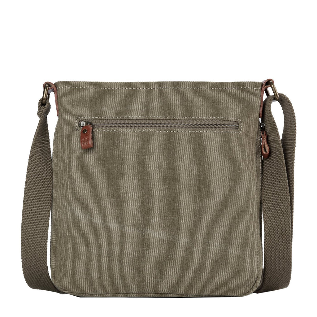 Troop London Strong Canvas Cross Body Bag Medium Size — interior view