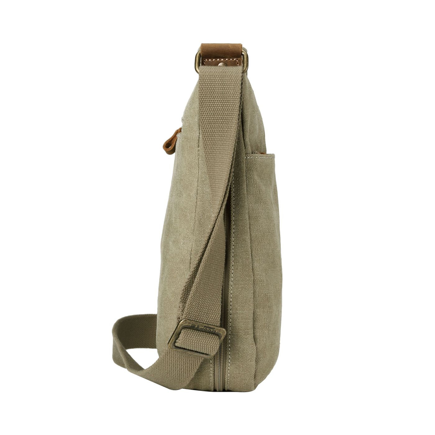 Troop London Strong Canvas Cross Body Bag - Large Size — angle view