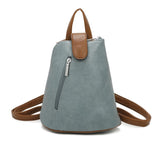 Small Triangular Backpack Shoulder Bag with Tab Top