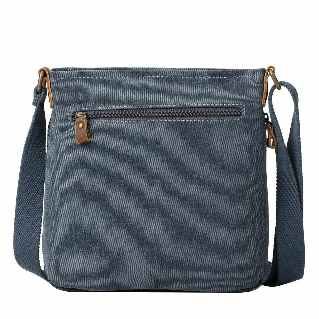 Troop London Strong Canvas Cross Body Bag Medium Size — close-up detail