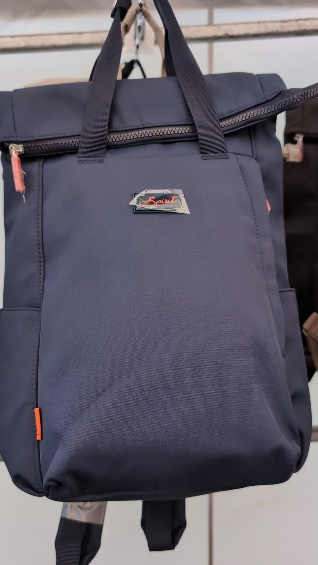 Spirit Large Eco Roll Top Backpack - Lightweight & Water Resistant
