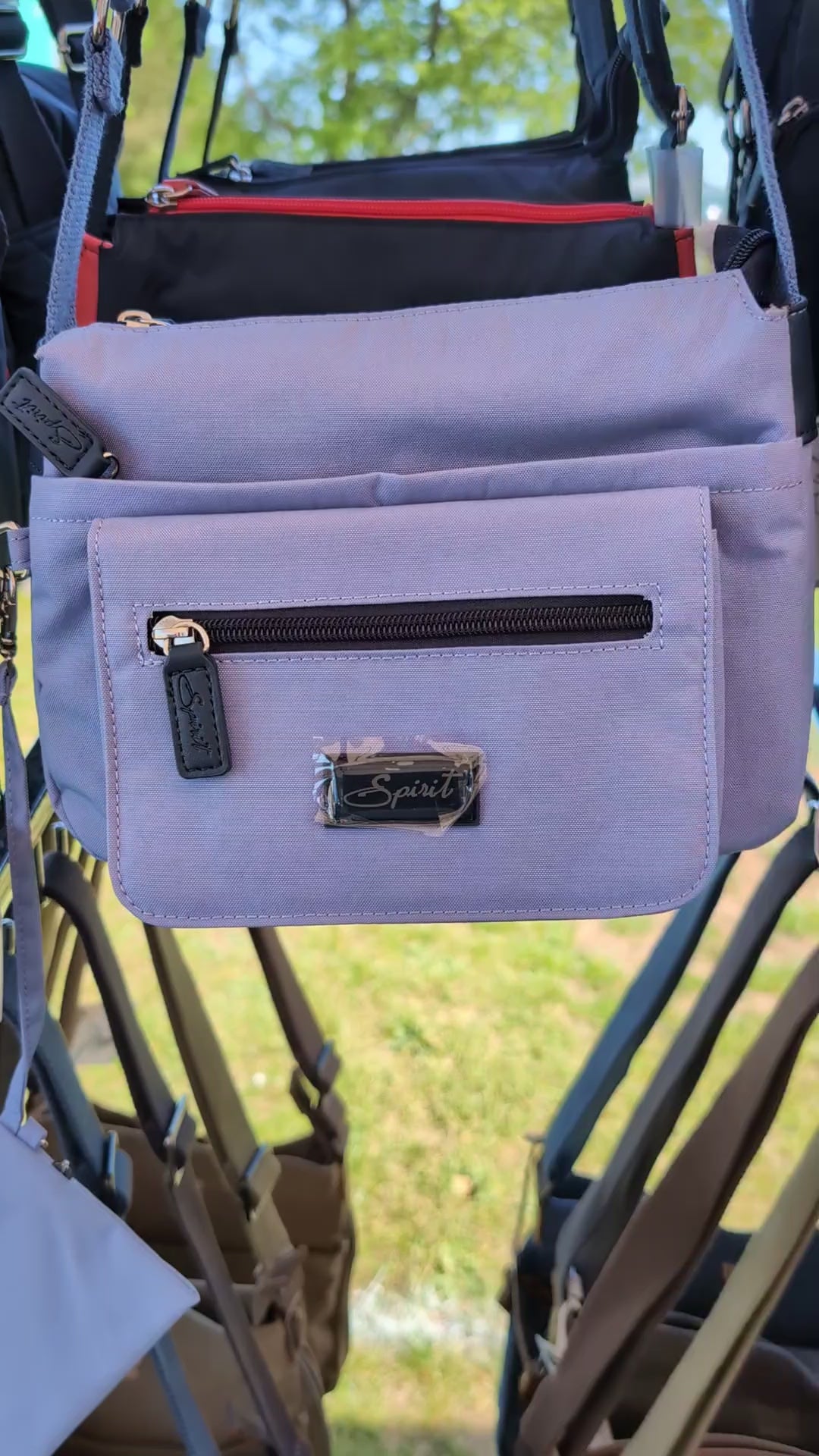 Spirit Lightweight Cross-body Bag with Detachable Purse - Water Resistant