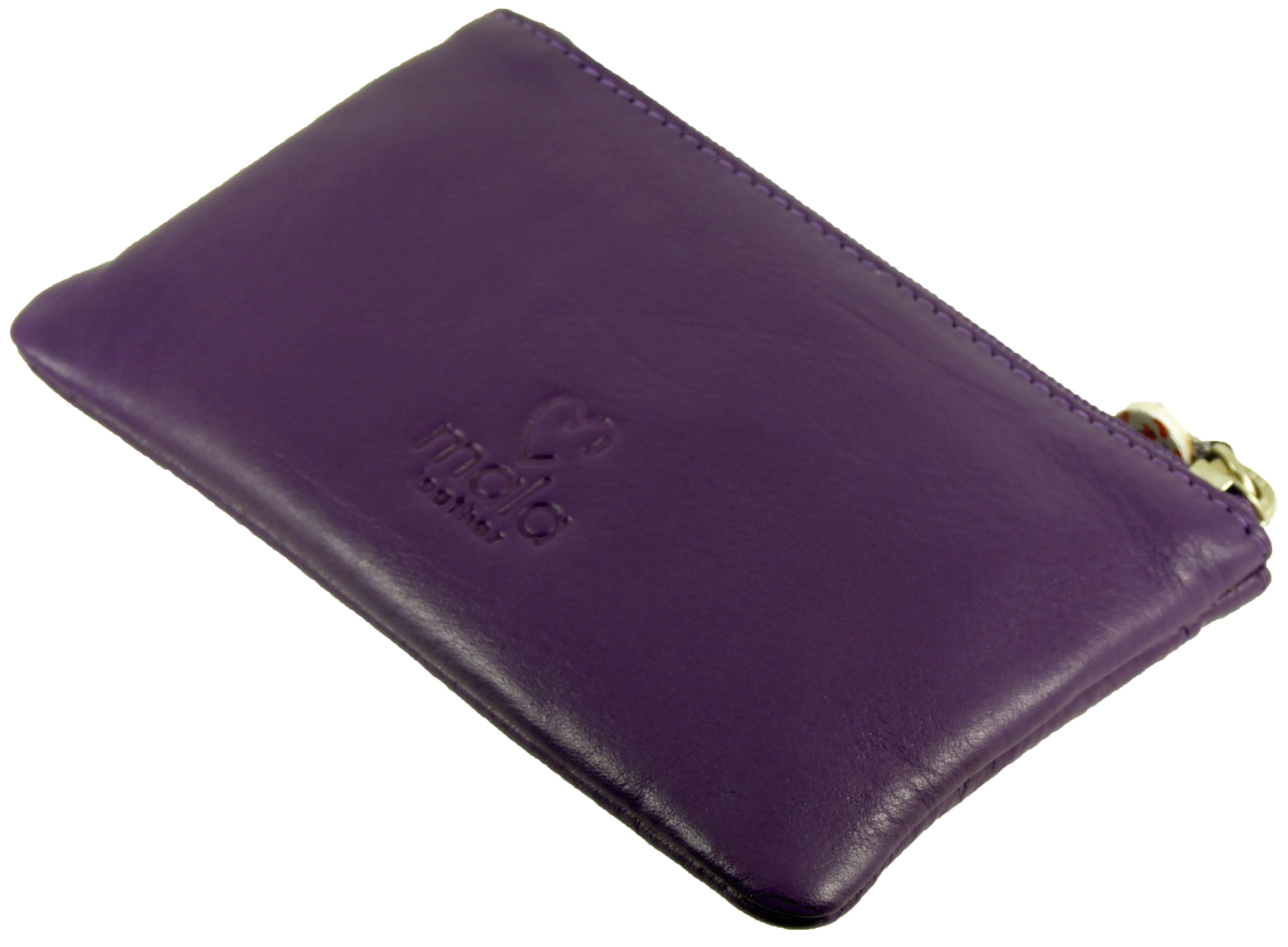 Heart Design Small Coin Key Card Purse Wallet Real Leather — lifestyle view