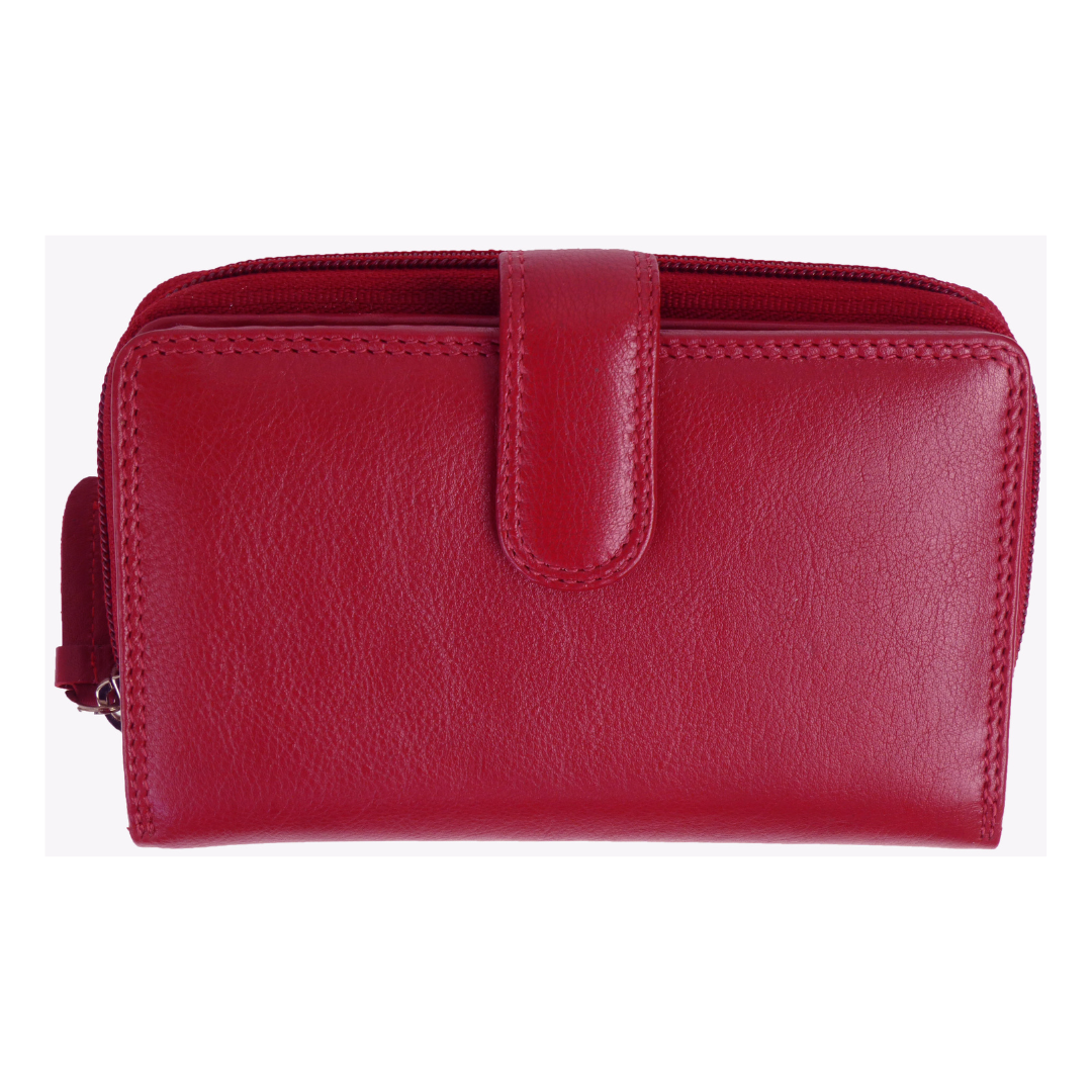 Visconti Large Real Leather Purse - 16 Card Slots & RFID Blocking, Gift Boxed