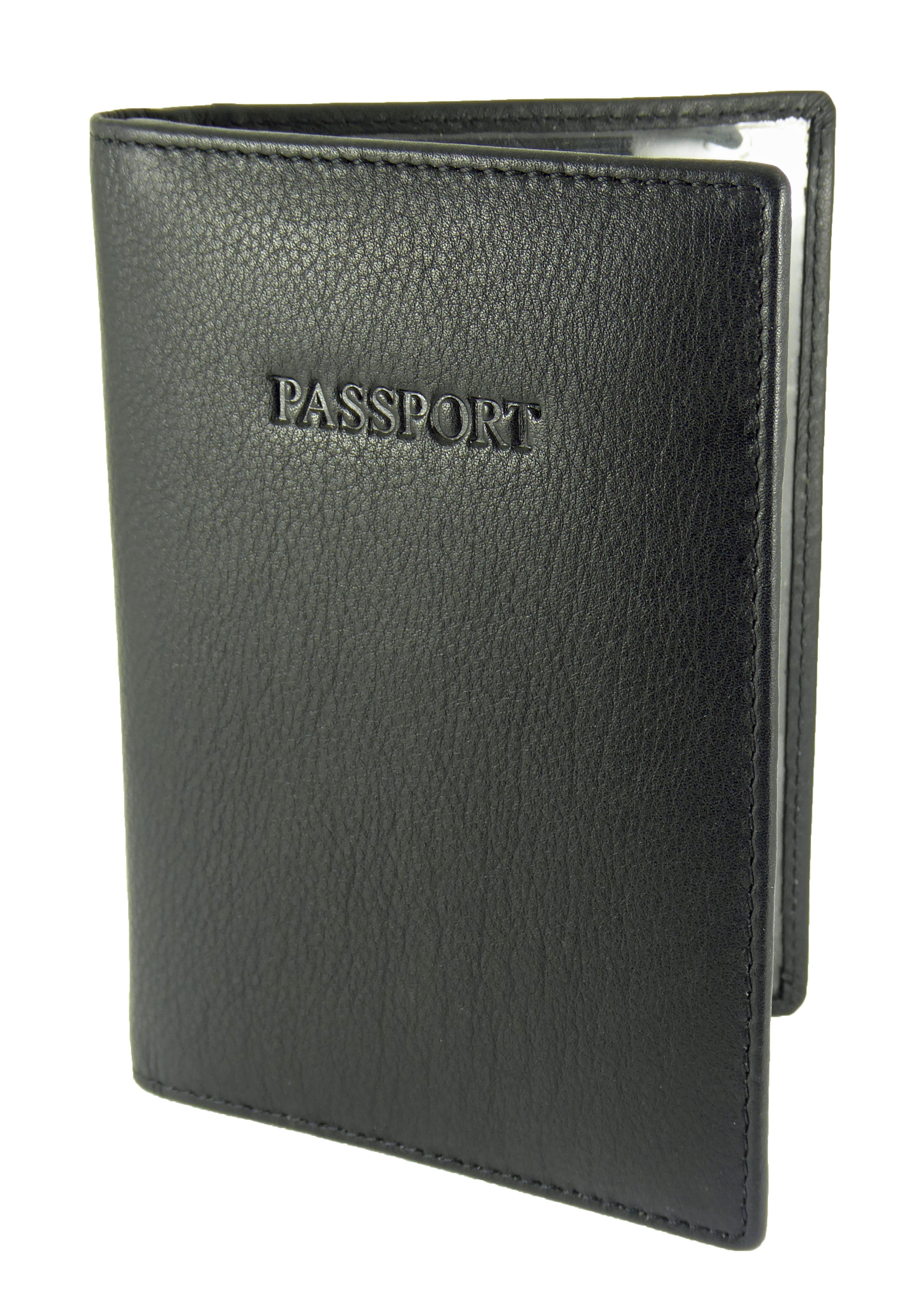 Passport Holder Card Slots - Premium Real Leather - Boxed Visconti — lifestyle view