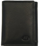 Mens Compact Pocket Leather Trifold RFID Wallet