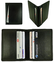 Leather Slim Compact Credit Card Holder Wallet RFID - 6 colours