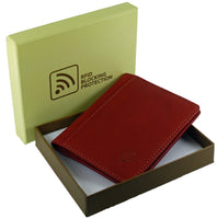 Compact Leather RFID 8 Card Holder