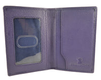 Real Leather Slimline Credit ID Business Card Holder